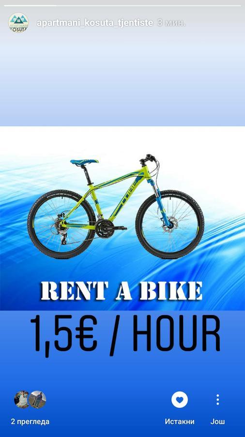 Apartman Kosuta 2 Tjentiste Esterno foto